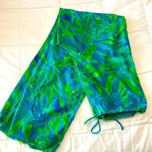Tropical pants LIQUID BLUE